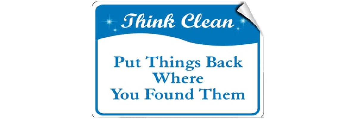 Featured image for Put Things Back the Way You Found them